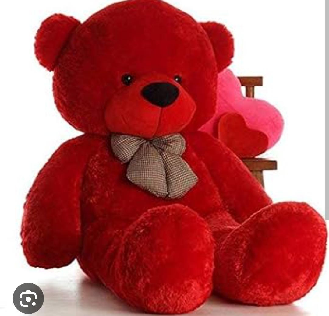 Ted Bear Doll (40cm, red color)